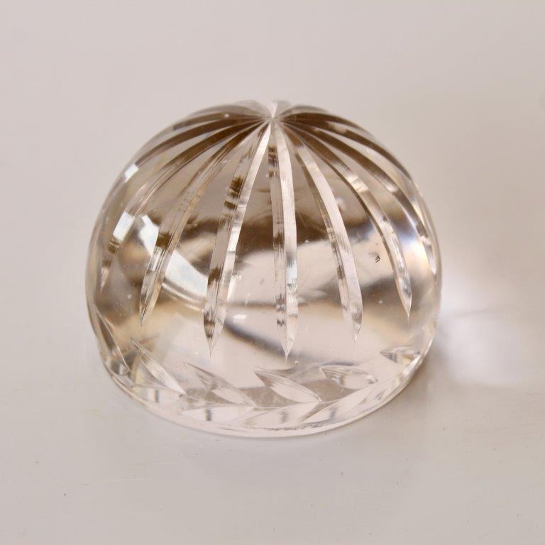 Etched Glass Paper Weight